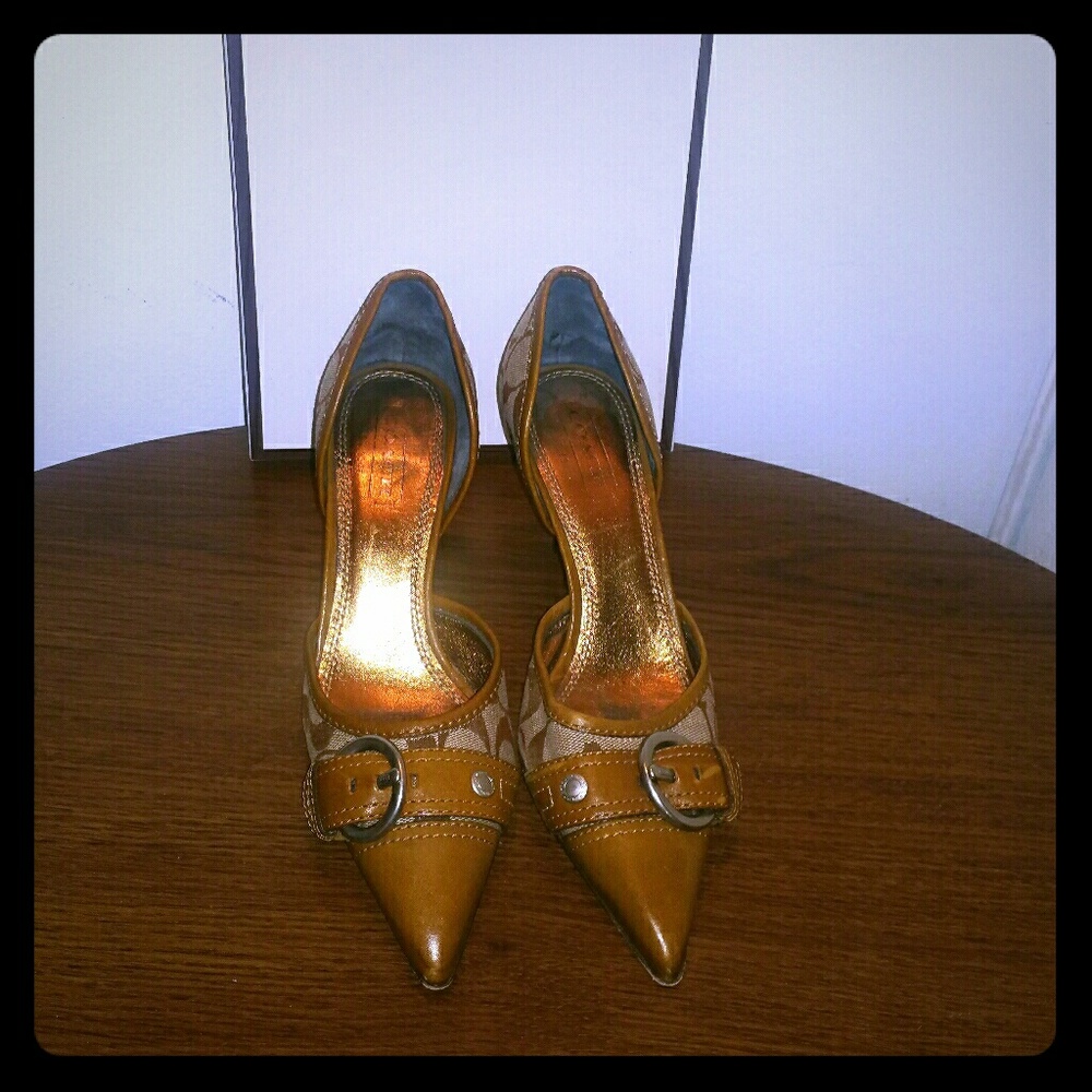 Coach slip on shoes